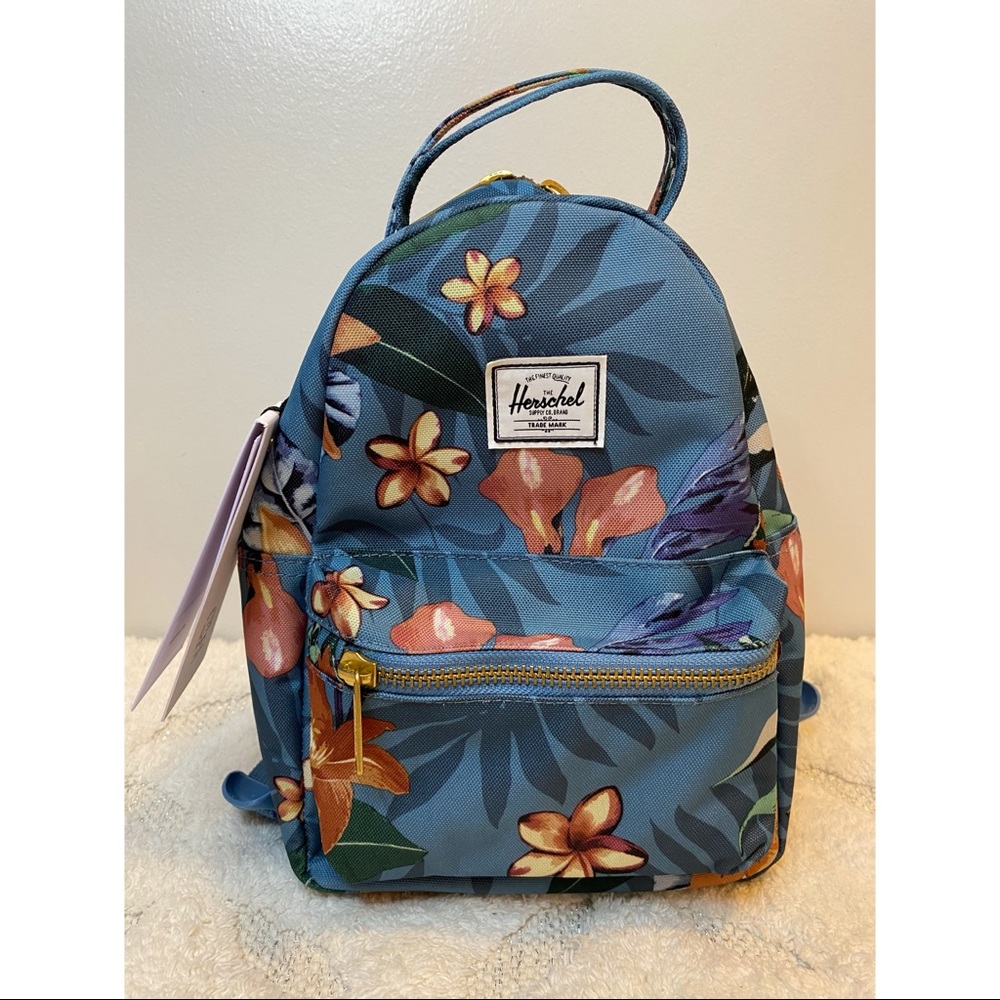 Herschel Nova Mini Summer Floral Blue Backpack